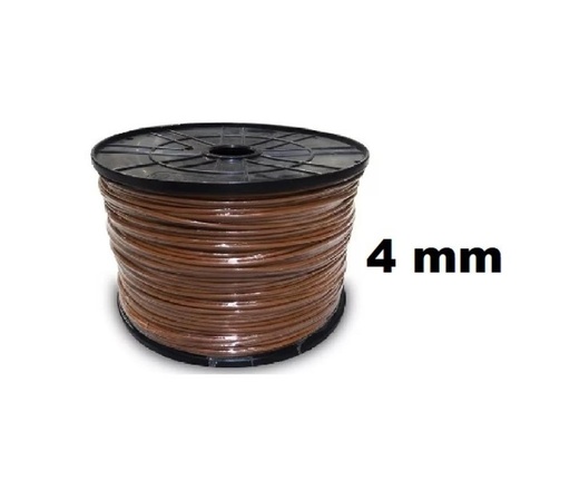 [BUNI4MWIRE] BOBINA CABLE UNIPOLAR 1x 4 MARRON WIREFLEX