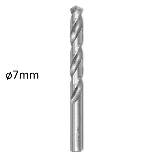 [6293-BREMEN] MECHA HSS (Acero Rápido) ø 7.00mm [10 unid] BREMEN