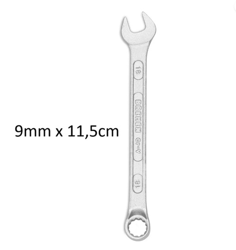 [3506-BREMEN] LLAVE COMBINADA mm 9 PROFESIONAL BREMEN